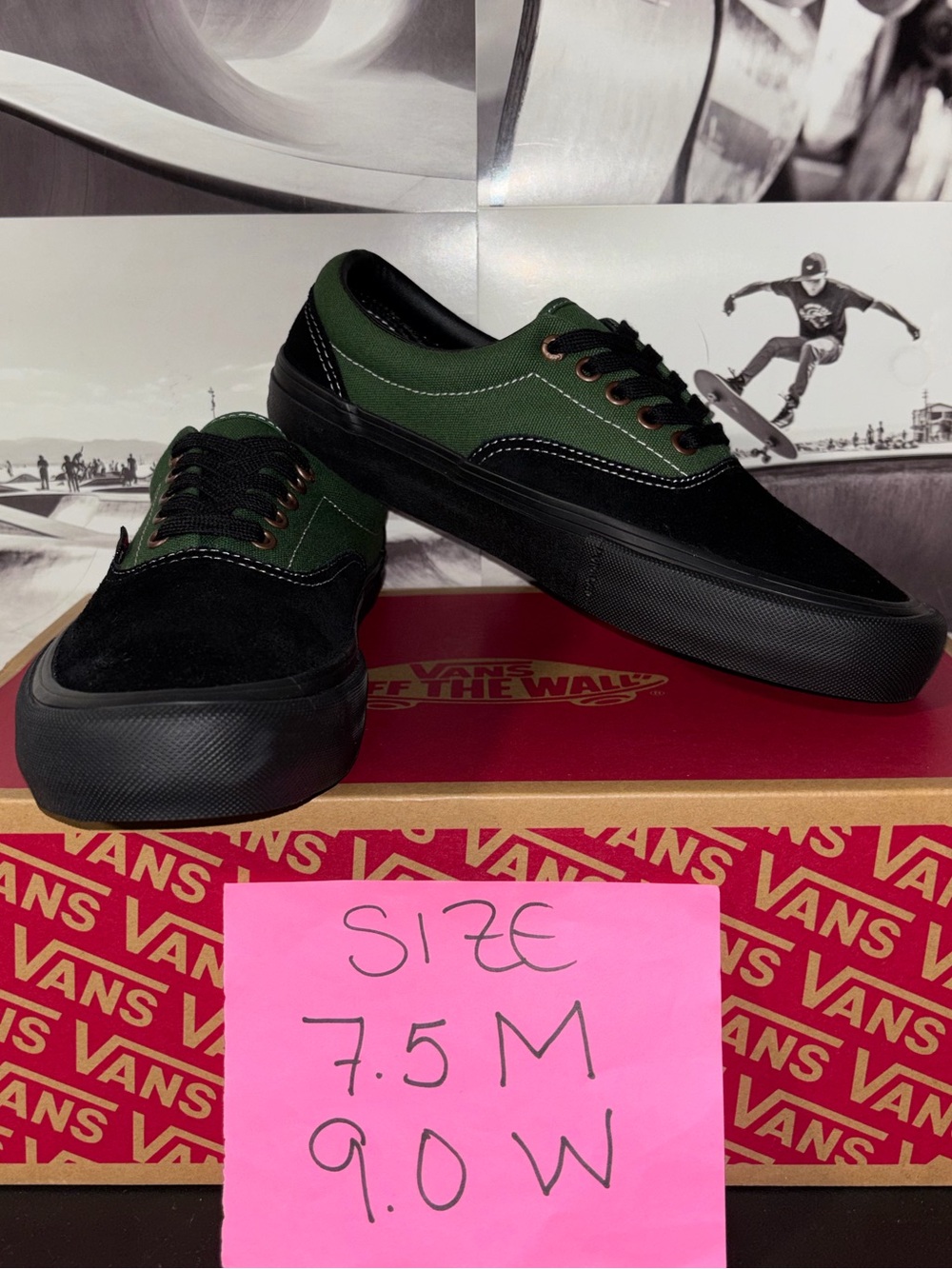 Vans Era Pro sz 7.5 Men’s 9.0 Woman